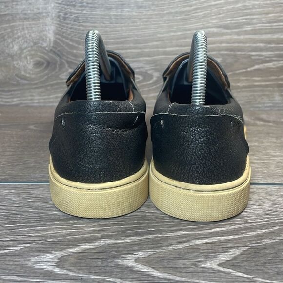 Frye Ivy Pewter Metallic Silver Leather Women’s Sz 9.5M Slip On Flats Loafers - Picture 4 of 11